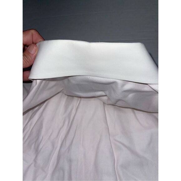 Gitman Bros Shirt Mens 16.5 35 Pink White Collar French Cuffs Cotton USA A1 - Picture 10 of 10